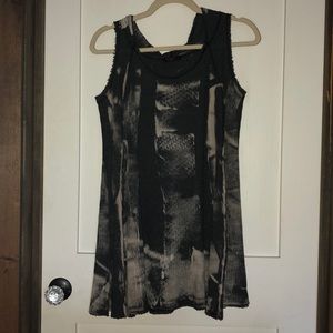 T Party Cold Shoulder Hooded Top